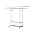 SOGA 200cm Stainless Steel Floor-Standing Clothes Rack - Durable and Space-Saving Laundry Organizer Organizer Organizer