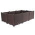 SOGA 120cm Raised Planter Box Vegetable Herb Flower Outdoor Plastic Plants Garden Bed Deepen Deepen
