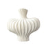 SOGA 25X24cm Small Matte White Ornament Vases Countertop Decoration Accessories Porch Crafts Home Decor
