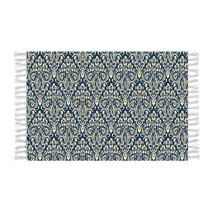 SOGA 90cm Cotton Polyester Vintage Area Rugs Living Room Hallway Floor Kitchen, Home Decor