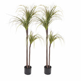 SOGA 2X 145cm Artificial Dracaena Plant Fake Potted, Simulation Tree Fake Plant Home Decor