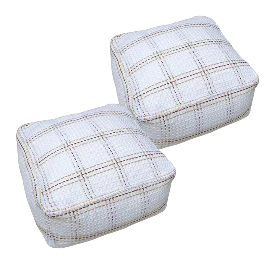 SOGA 50cm Pouf Soft Polyester Cotton Pillow with EPP Particle Insert Home Decor