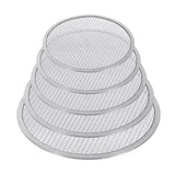 SOGA Round Seamless Aluminium Nonstick Commercial Grade Pizza Screen Baking Pan Set