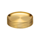 SOGA 20cm Premium Gold Grilling Plate  Durable Heat Resistant, Perfect for BBQs and Outdoor Cooking Kitchen Essential
