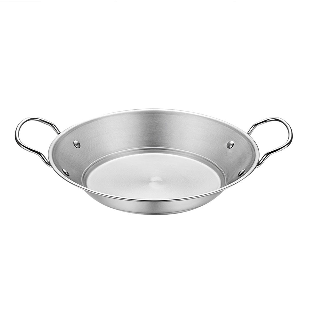 Soga 25cm Signature Dry Pot crafted with 201 Material in Silver Color and for Kitchen Essentials