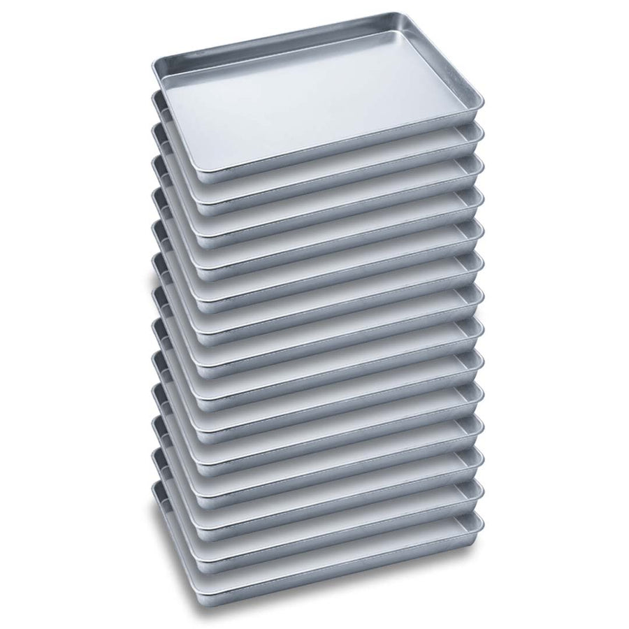 SOGA 14X Aluminium Oven Baking Pan Cooking Tray for Baker Gastronorm 60*40*5cm