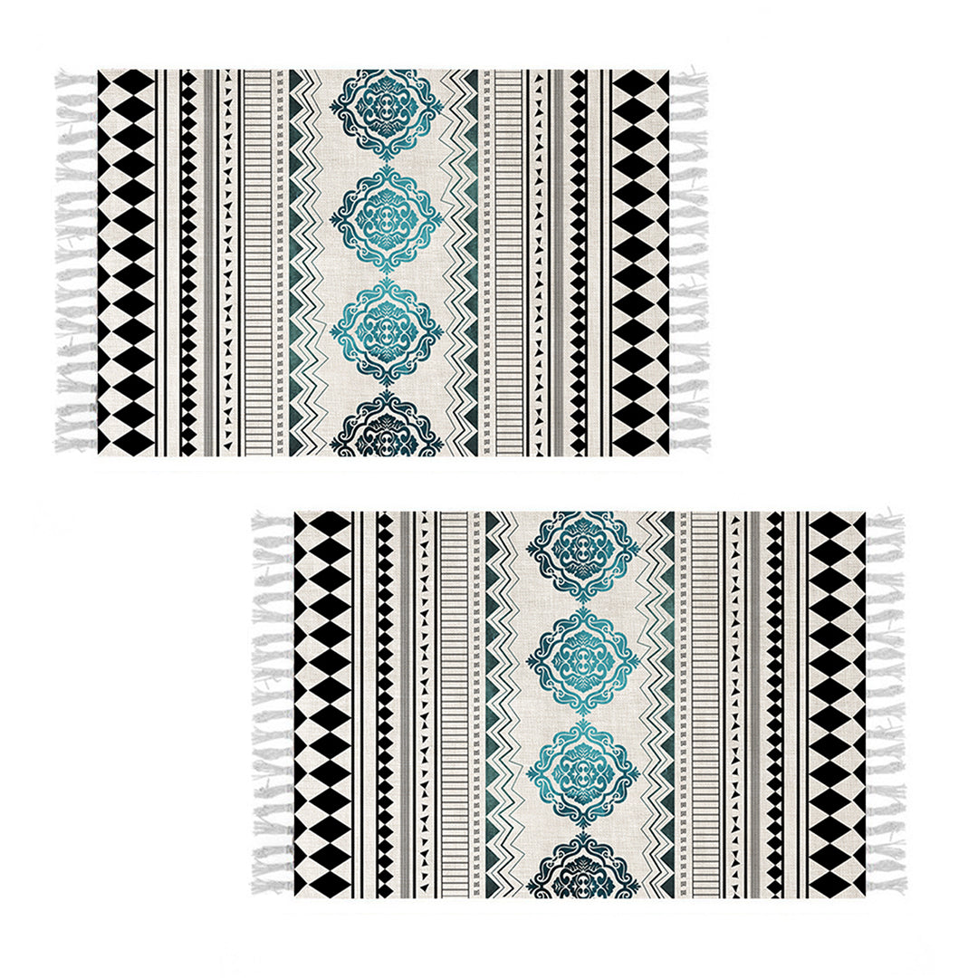 SOGA 2X 90cm Boho Bathroom Rug Vintage Kitchen Area Runner Rugs, Home Decor