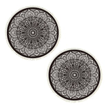 SOGA 2X 120cm Mandala Modern Ethnic Tassel Print Anti-slip Doormat, Home Decor Decor