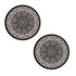 SOGA 2X 120cm Mandala Modern Ethnic Tassel Print Anti-slip Doormat, Home Decor Decor