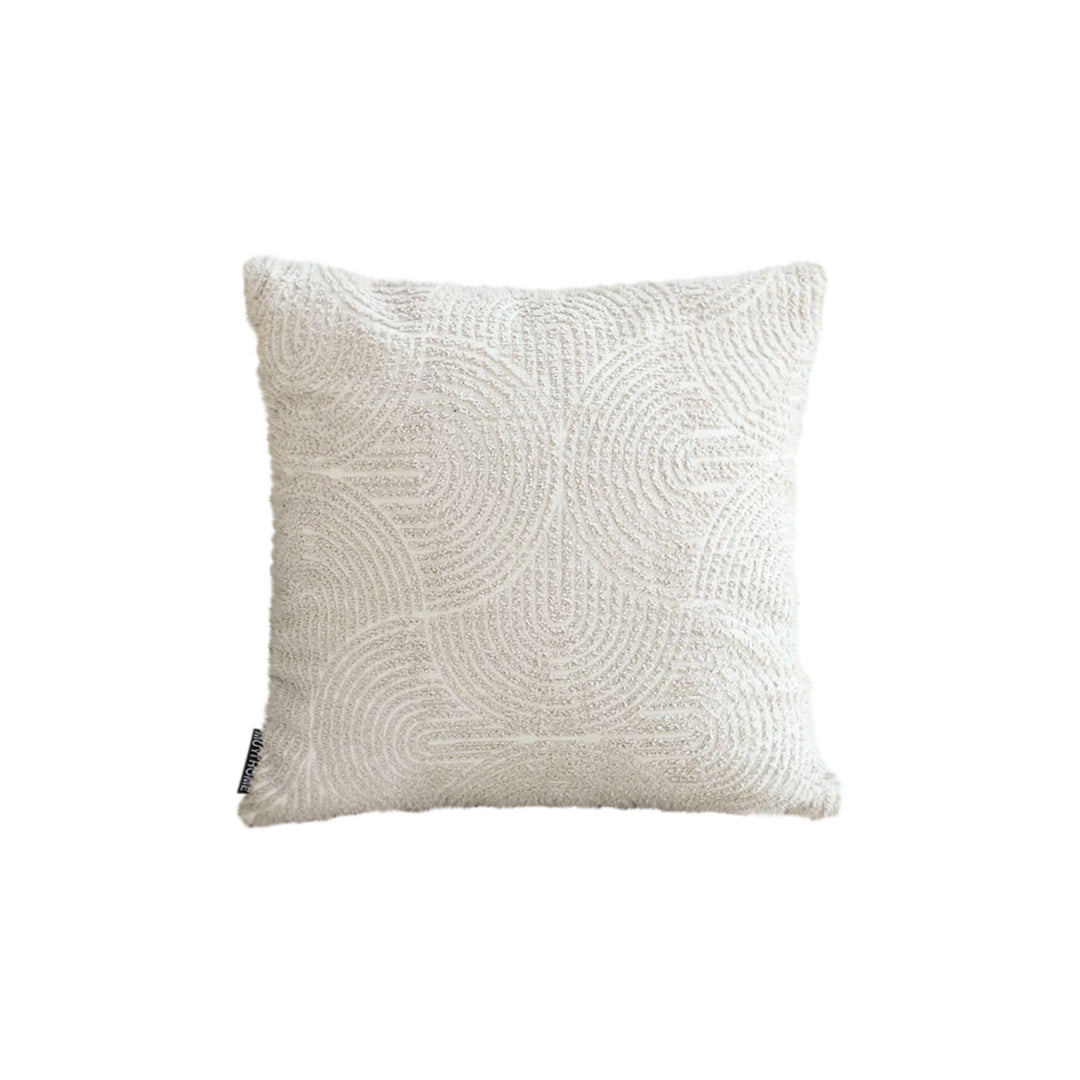SOGA 50cm Gray Pillow Basic Square Stylish Geometric Plush Solid Decorative Covers Throw Pillow