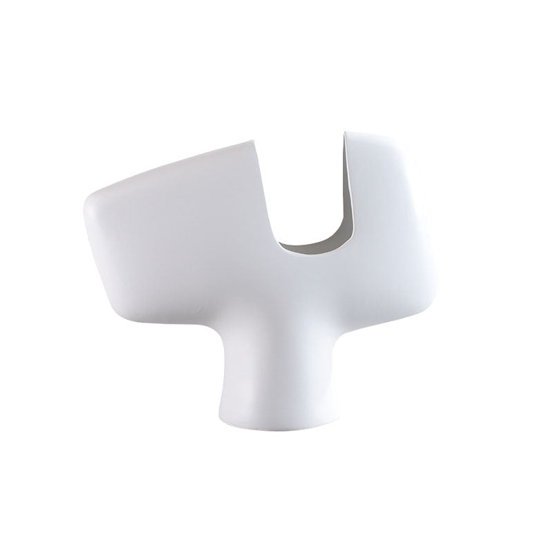 SOGA 44X35cm Ornament Modern Curved Decorative Vase Sculptural Accent for Unique Arrangements Home Decor