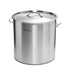 SOGA Stock Pot 130L Top Grade Thick Stainless Steel Stockpot 18/10
