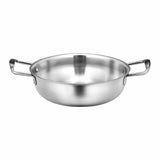 SOGA 28cm Premium Silver Seafood Dry Pot Stockpot Versatile and Durable Kitchen Essential