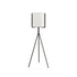 SOGA 80cm Tripod Flower Pot Plant Stand with White Flowerpot Holder Rack Indoor Display