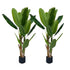 SOGA 2X 220cm Banna Plant Bird of Paradise Tree Artificial Plant Home Accent Decor