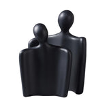 SOGA Ornament Set of 2 Abstract Human Figurine Sculptures Minimalist Modern Art Statues for Home Décor Décor