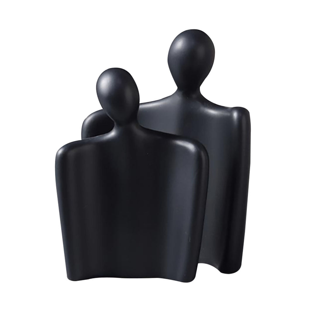 SOGA Ornament Set of 2 Abstract Human Figurine Sculptures Minimalist Modern Art Statues for Home Décor Décor