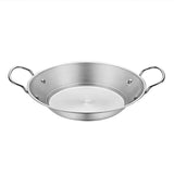 Soga 29cm Signature Dry Pot crafted with 201 Material in Silver Color and for Kitchen Essential