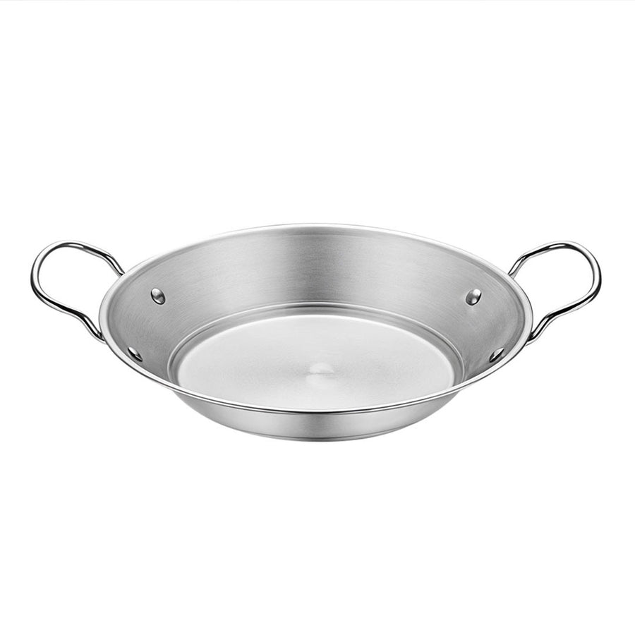 Soga 29cm Signature Dry Pot crafted with 201 Material in Silver Color and for Kitchen Essential