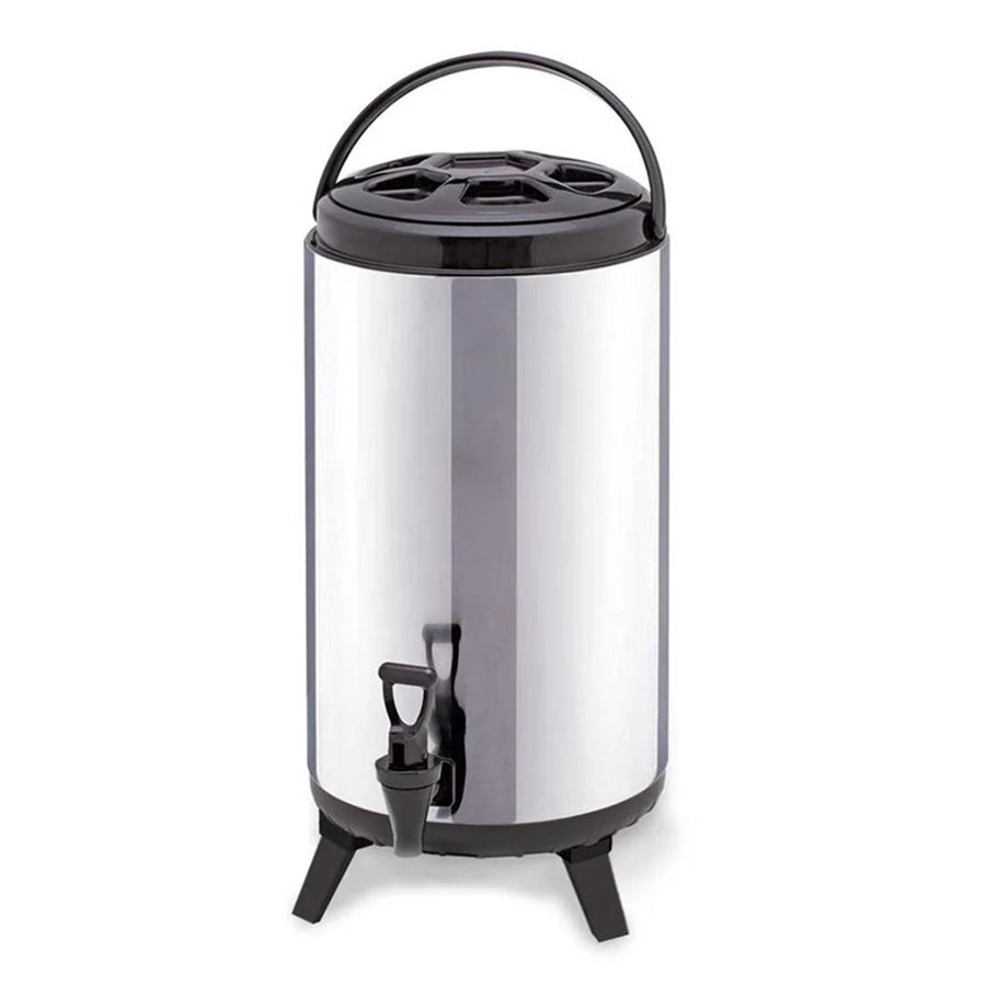 SOGA 10L Portable Insulated Cold/Heat Coffee Tea Beer Barrel Brew Pot With Dispenser