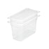 SOGA 200mm Clear Gastronorm GN Pan 1/3 Food Tray Storage Bundle of 2