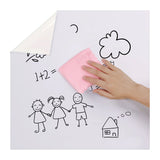 SOGA 45cmx500cm Clear Dry Erase Adhesive Whiteboard Wall Surface Peel Sticker Sheet Sheet