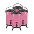 SOGA 4X 12L Stainless Steel Insulated Milk Tea Barrel Hot and Cold Beverage Dispenser Container with Faucet Pink