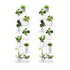 SOGA 2X 8 Tier 9 Pots White Metal Plant Rack Flowerpot Storage Display Stand Holder Home Garden Decor