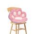 SOGA Pink Paw Shape Cushion Warm Lazy Sofa Decorative Pillow Backseat Plush Mat Home Decor