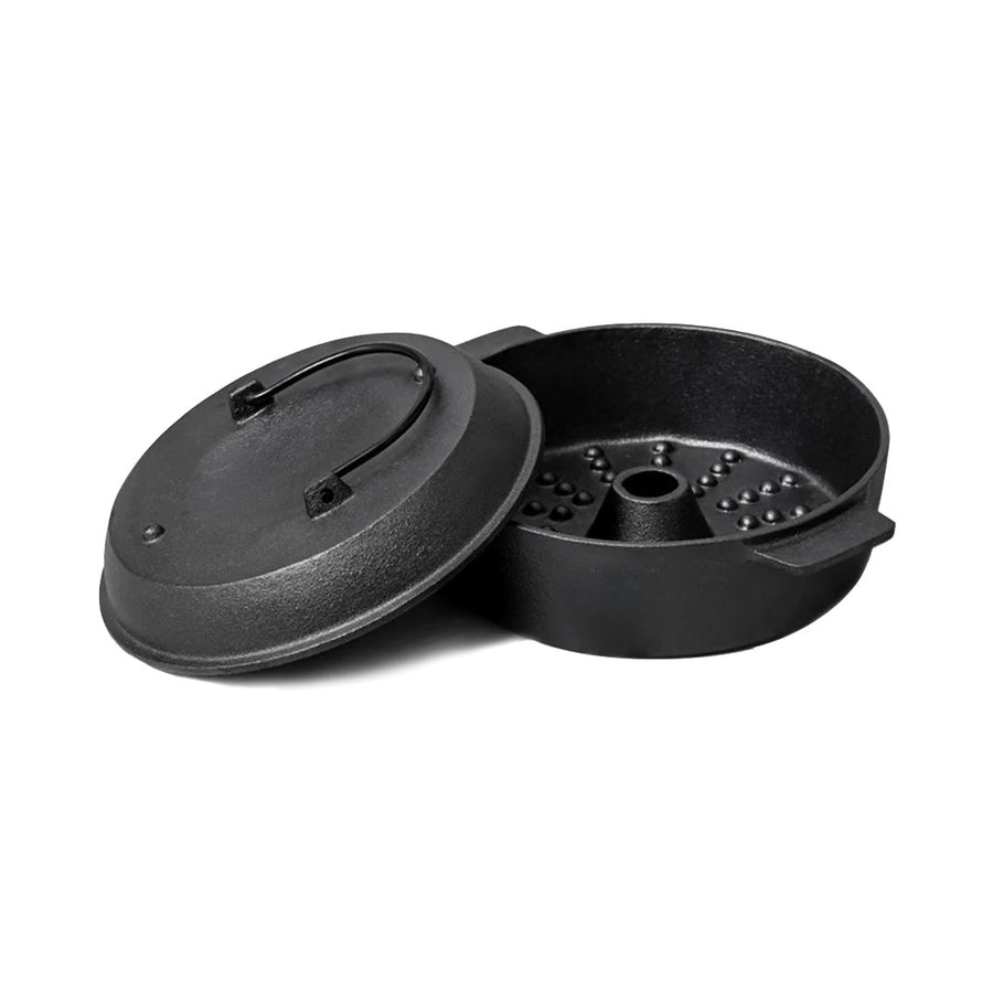SOGA 28cm Cast Iron Dutch Oven Pre-Seasoned Cast Iron Pot with Lid