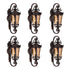 Vintage Lantern 6X 70cm Aluminum & Glass Wall Light Classic Lantern Design Elegant Outdoor Antique Inspired Wall Lamp