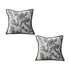 SOGA 2X 45cm Throw Pillow Off White Wide Border with Branch and Pine Needle Design Pattern Home Decor