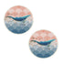 SOGA 2X 120cm Round Tassels Shark Print Area Rugs, Home Decor
