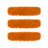 SOGA 3X 60x12 Orange Microfiber Flat Mop Floor Cleaning Pads Rotating Dust Remover