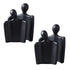 SOGA 2X Ornament Set of 2 Abstract Human Figurine Sculptures Minimalist Modern Art Statues for Home Décor Décor