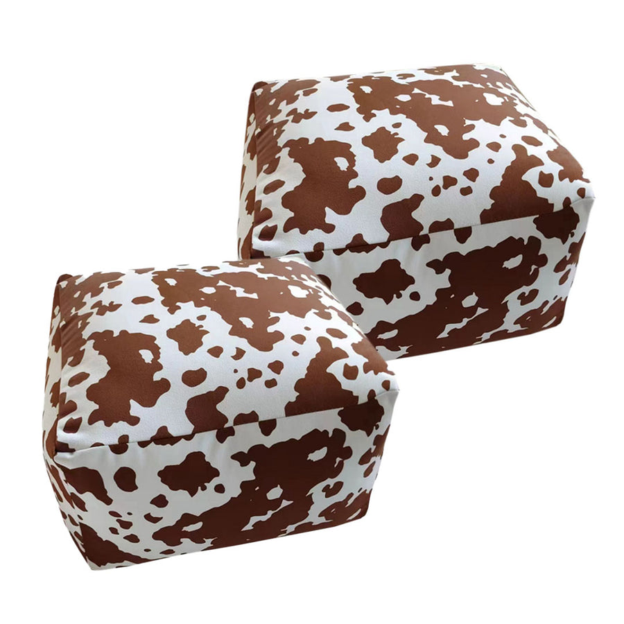 SOGA 2X 55x35cm Squared Soft Pouffe Seat Cushion Elegant Home Accent D?cor Stylish Footstool