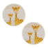 SOGA 2X 120cm Cute Cartoon Animal Non-Slip Thick and Ultra-Soft Carpet Flannel Rug