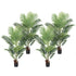SOGA 4X 165cm Artificial Swallowtail Sunflower Fake Decoration Tree Flower Pot Plant