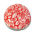 SOGA 45cm Red Premium Polyester Cotton Cushion with EPP Particle Insert for Enhanced Comfort