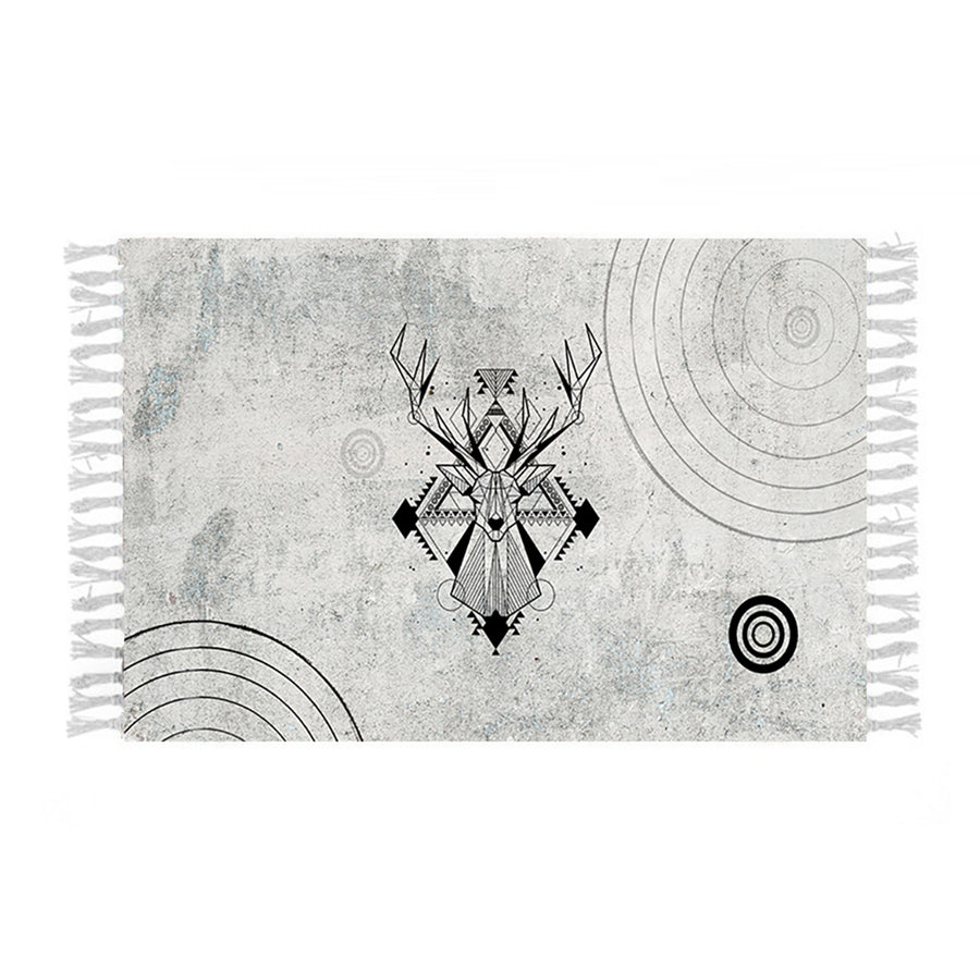 SOGA 90cm Woven Minimalist Bedroom Area Rug Carpet, Home Decor