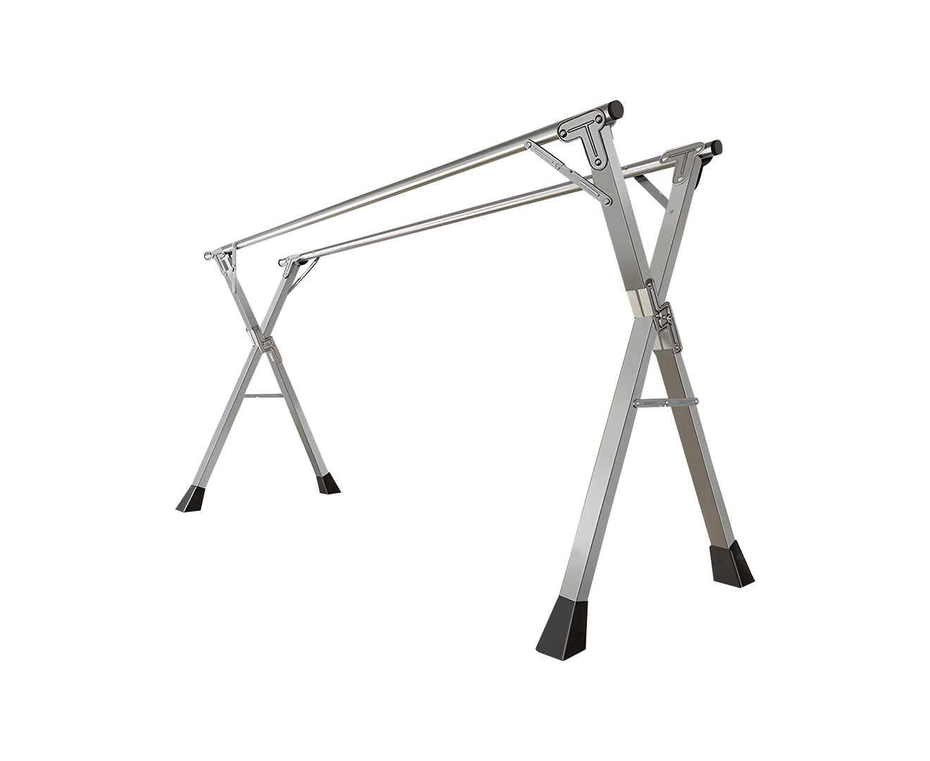 SOGA 2m Portable Standing Clothes Drying Rack Foldable Space-Saving Laundry Holder Indoor Outdoor