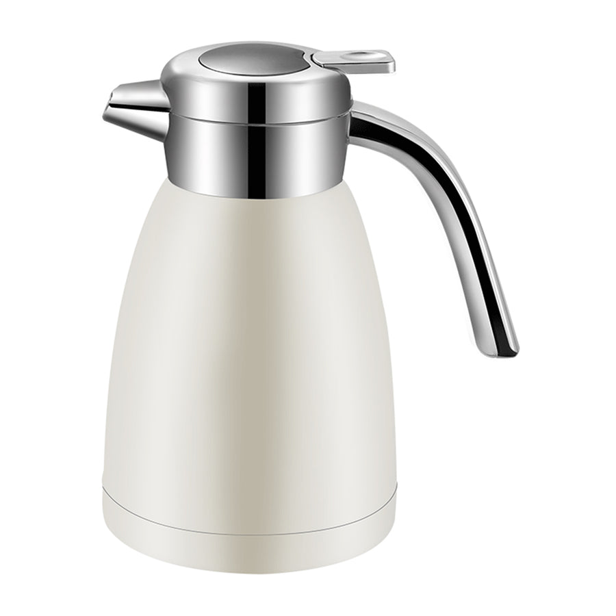 SOGA 1.2L Stainless Steel Insulated Vacuum Flask Water Bottle White
