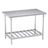 SOGA 120*70*85cm Commercial Catering Kitchen Stainless Steel Prep Work Bench Bench