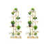 SOGA 2X 6 Tier 7 Pots Gold Metal Plant Stand Flowerpot Display Shelf Rack Indoor Home Office Decor