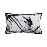 SOGA 35cm Throw Pillow Black and White Leopard Thick Premium Polyester Fiber for Home Decor