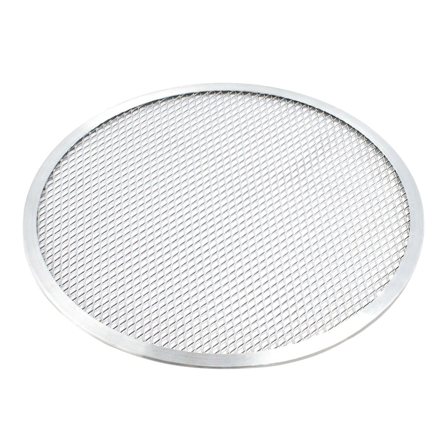 SOGA 14-inch Round Seamless Aluminium Nonstick Commercial Grade Pizza Screen Baking Pan