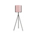SOGA 80cm Tripod Flower Pot Plant Stand with Pink Flowerpot Holder Rack Indoor Display