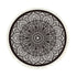 SOGA 120cm Mandala Modern Ethnic Tassel Print Anti-slip Doormat, Home Decor
