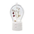 SOGA White 360 2 Layered Jewelry Storage Box Waterproof Dustproof Accessories Organiser