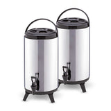 SOGA 2X 12L Portable Insulated Cold/Heat Coffee Tea Beer Barrel Brew Pot With Dispenser